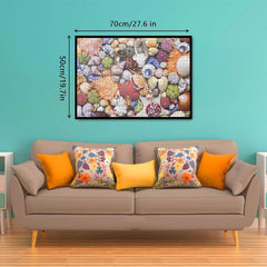 Pickforu® Puzzle de Conchas de Colores 1000 Piezas