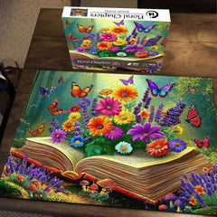 Chapapier floral puzzle 1000 pièces