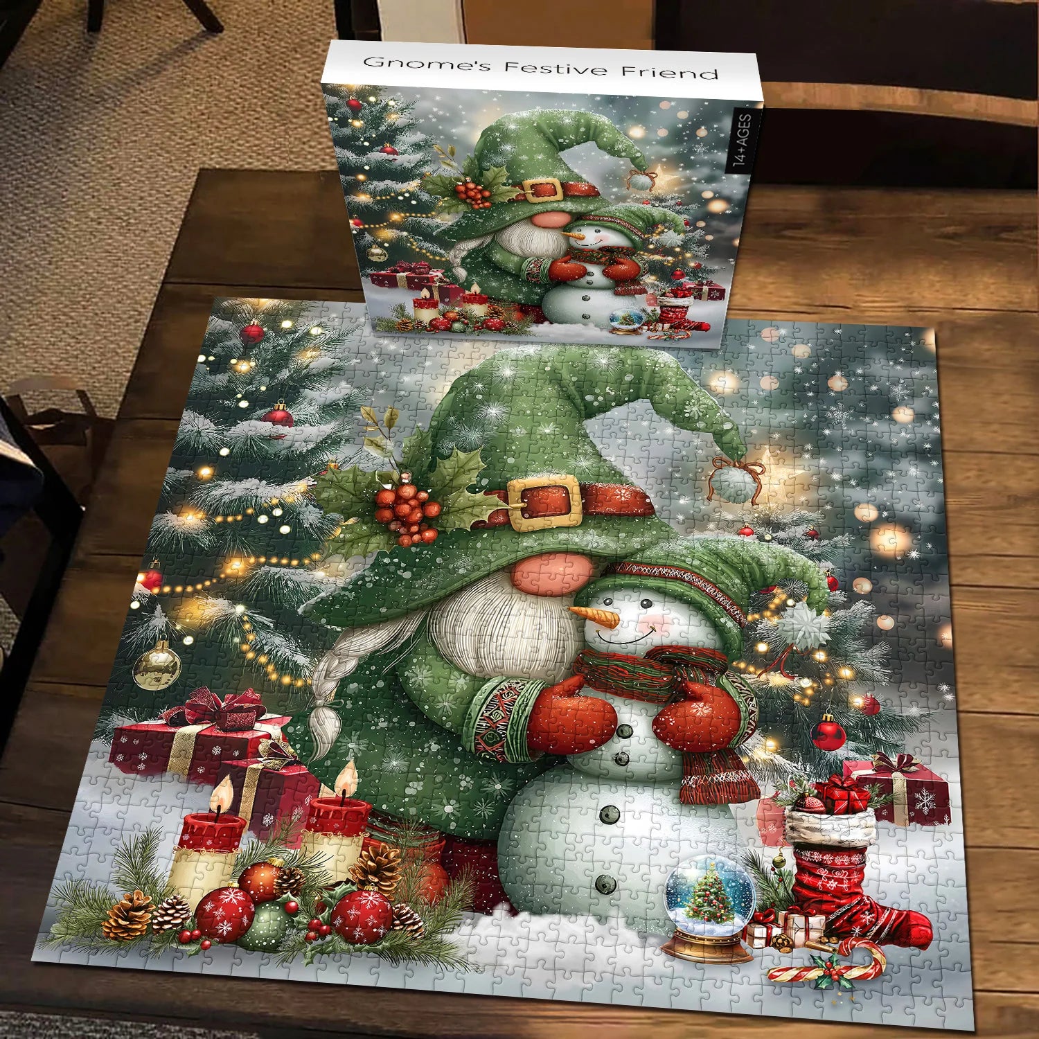 Friend festif de Gnome puzzles 1000 pièces