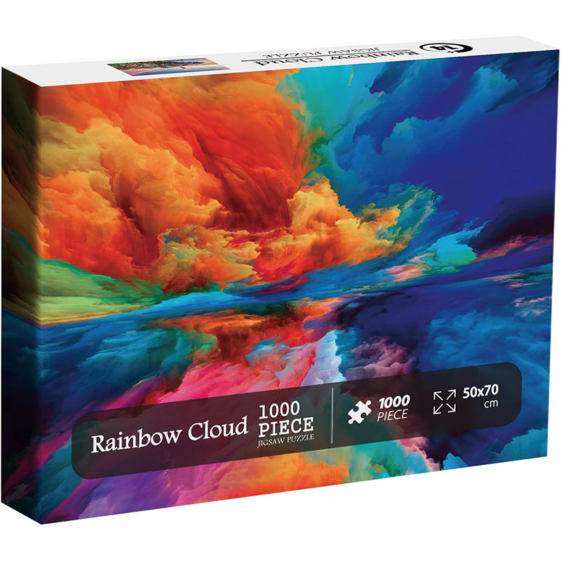 Gradient Rainbow Colorful Challenging Jigsaw Puzzles 1000 Pieces