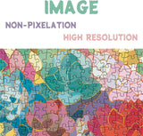 Pickforu® Gradient Succulent Jigsaw Puzzle 1000 Piece