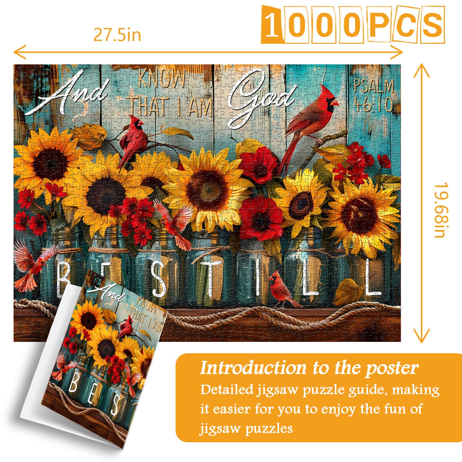 Divine Sunflowers Jigsaw Puzzle 1000 Pieces