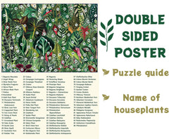 Pickforu® Houseplant Jungle Jigsaw Puzzle 1000 Pieces