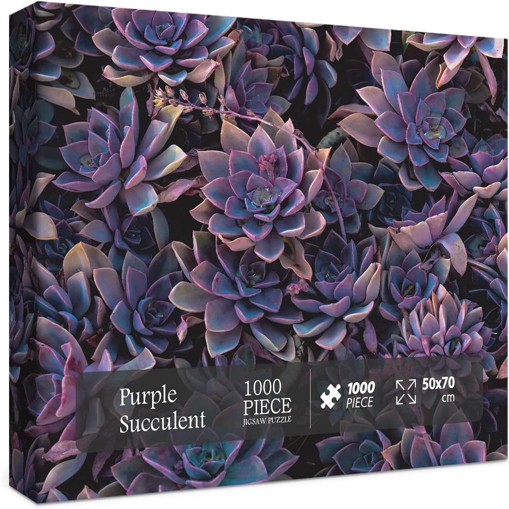 Pickforu® Impossible Purple Succulent Puzzle 1000 Teile