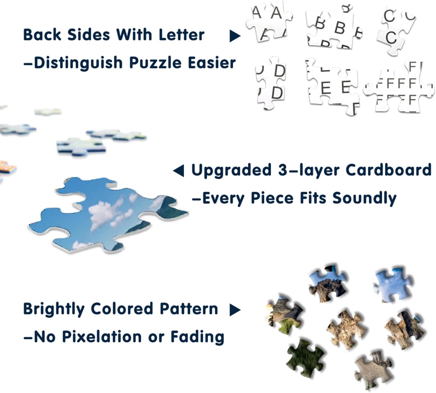 Pickforu® Seelandschaftspuzzle 1000 Teile