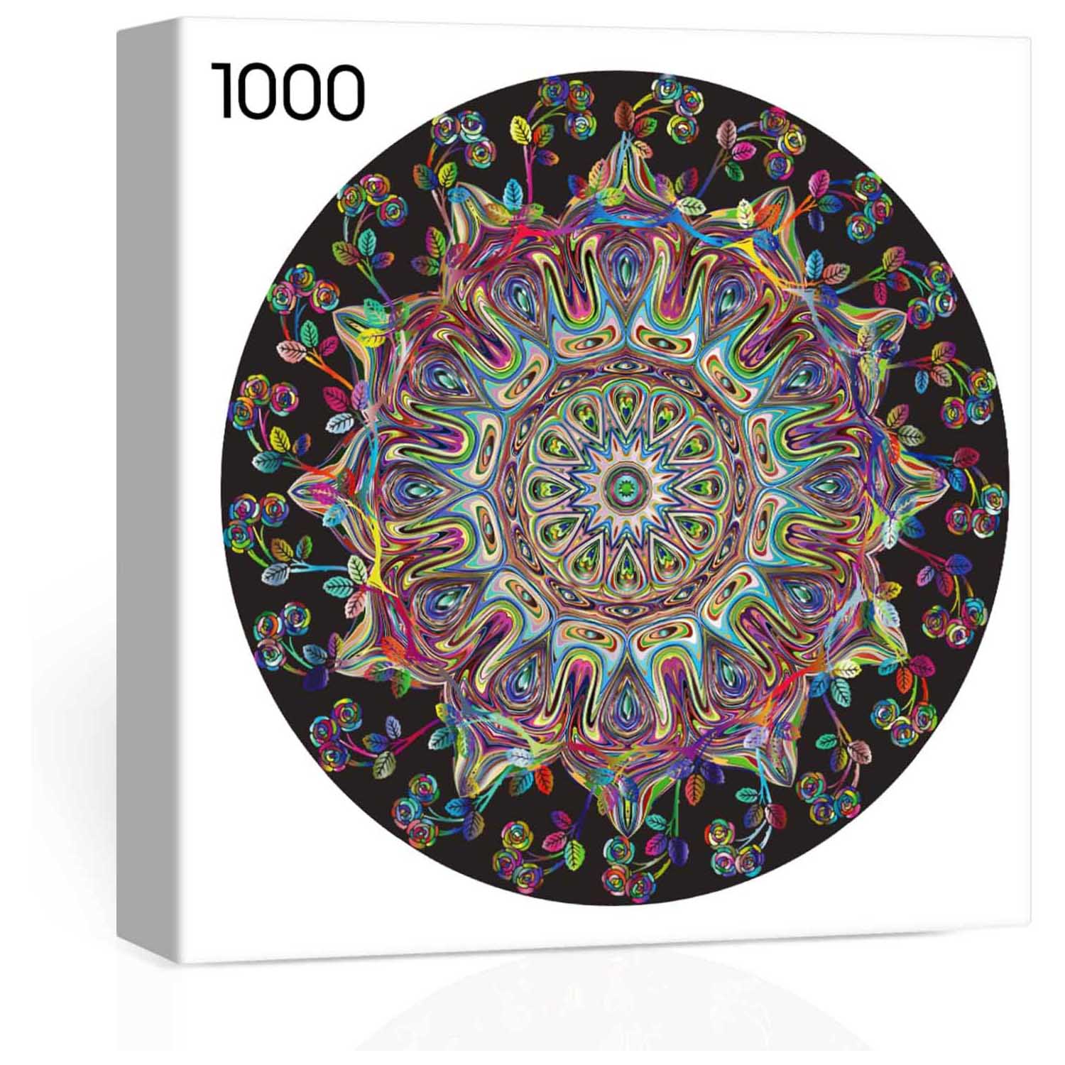 Pickforu® Puzzle Fleur Mandala 1000 Pièces