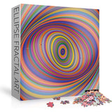 Pickforu® Ellipse Fractal Art Jigsaw Puzzle 1000 Pieces