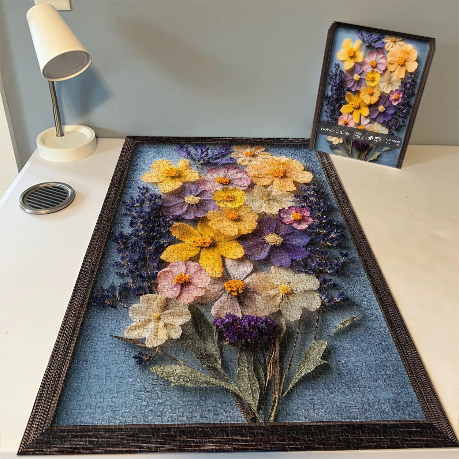 Collage de fleurs puzzle 1000 pièces