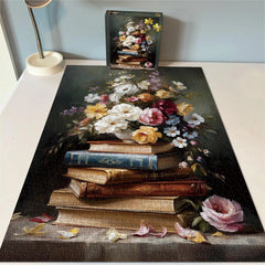 Ancient Book Blossoms Jigsaw Puzzle 1000 Pieces
