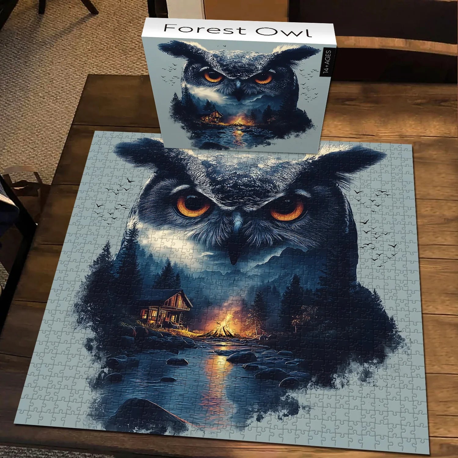Foresta owlsaw puzzle 1000 pezzi