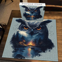 Foresta owlsaw puzzle 1000 pezzi