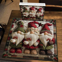 Stoff Weihnachten Gnom Puzzle 1000 Stücke