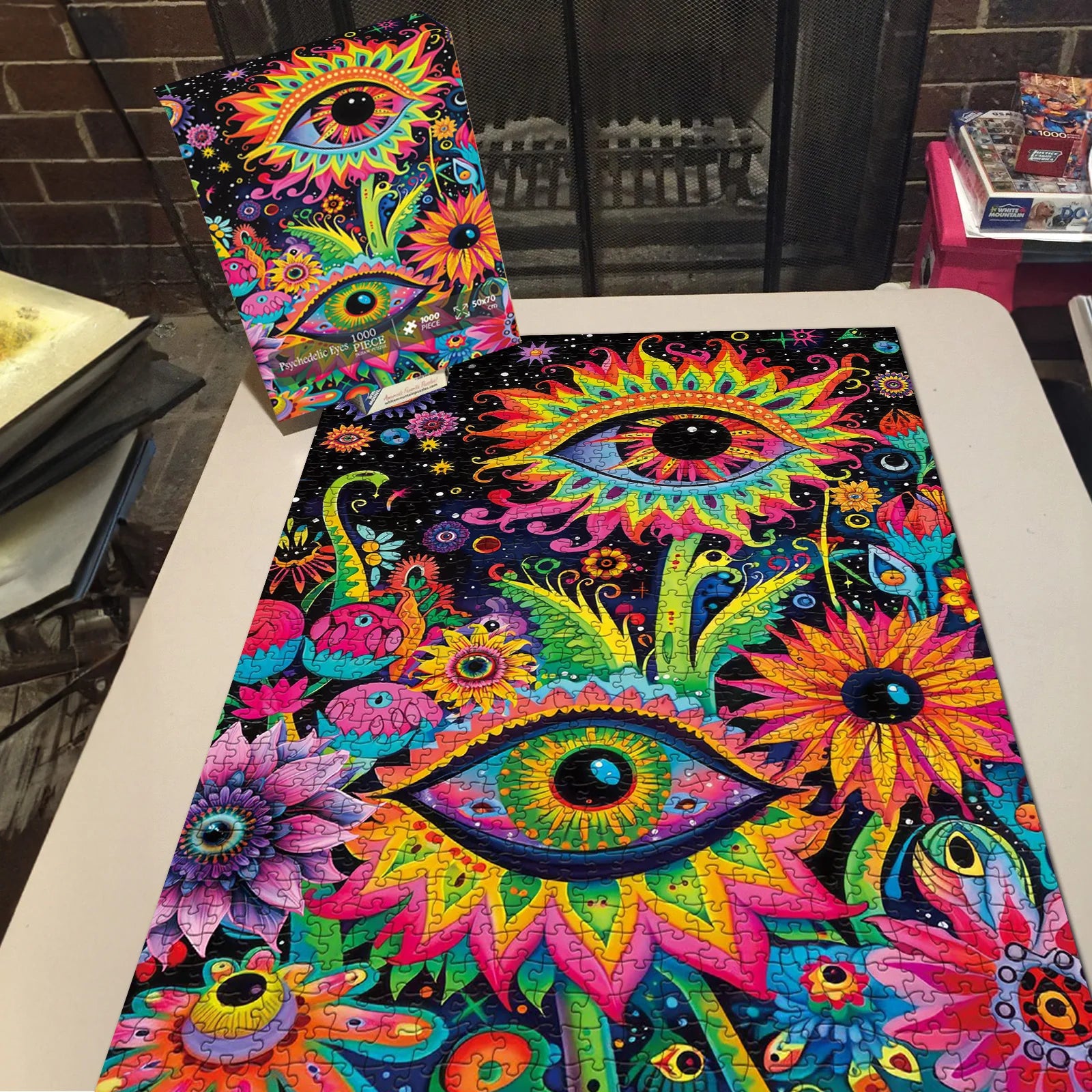 Psychedelic Eyes Jigsaw Puzzles 1000 Pieces