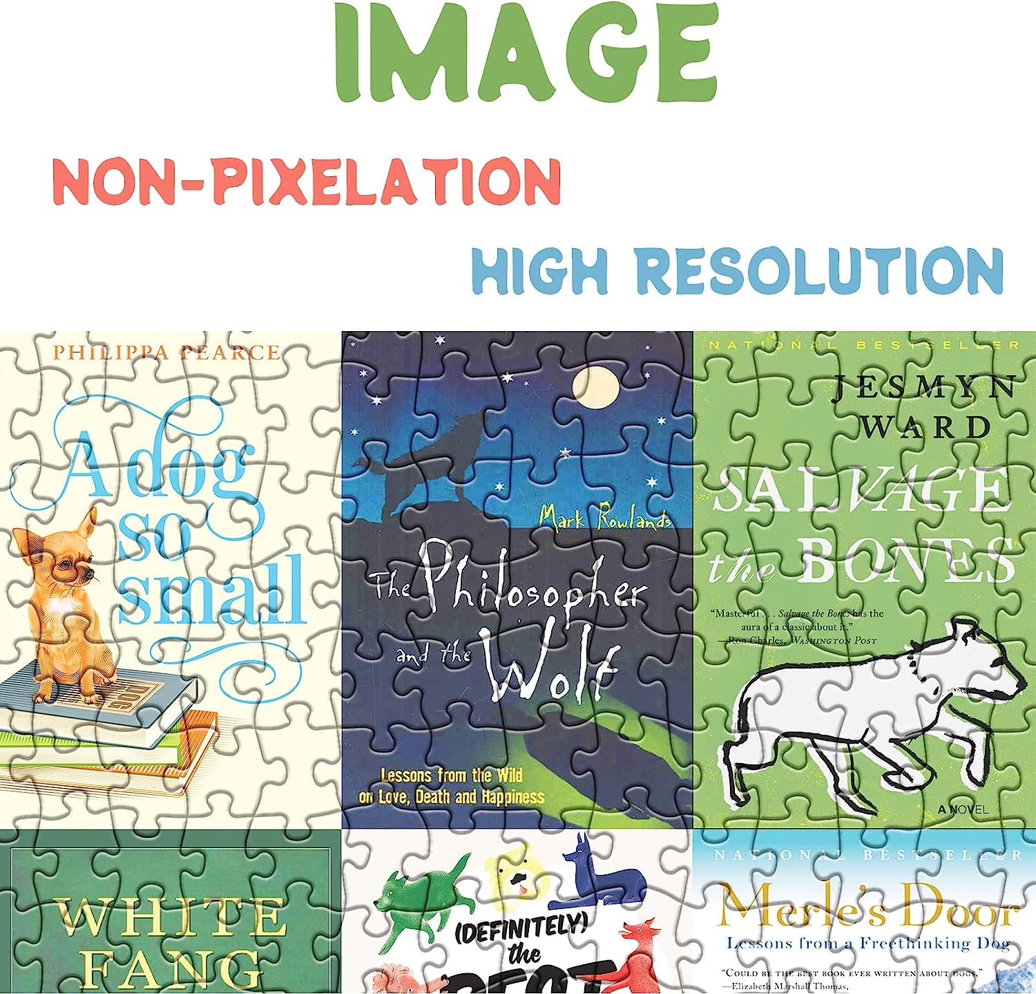 Pickforu® Puzzle Biblioteca de Cachorros 1000 Piezas