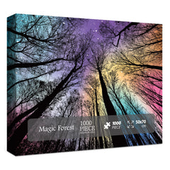 Pickforu® Puzzles Colorés Forêt Magique 1000 Pièces