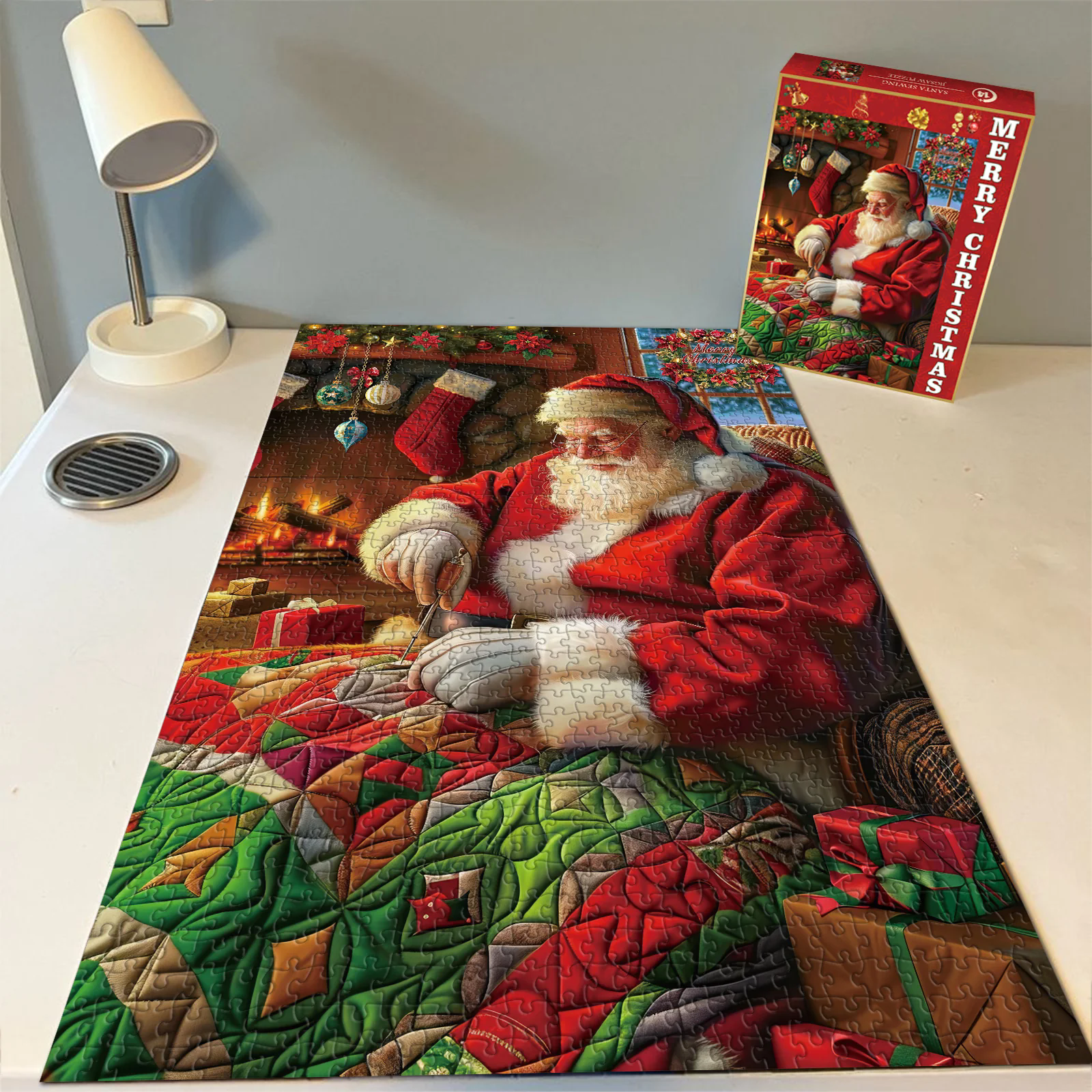 Santa Sewing Jigsaw Puzzles 1000 Pieces