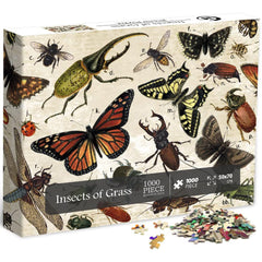 Pickforu® Vintage Butterfly Jigsaw Puzzle 1000 Pieces