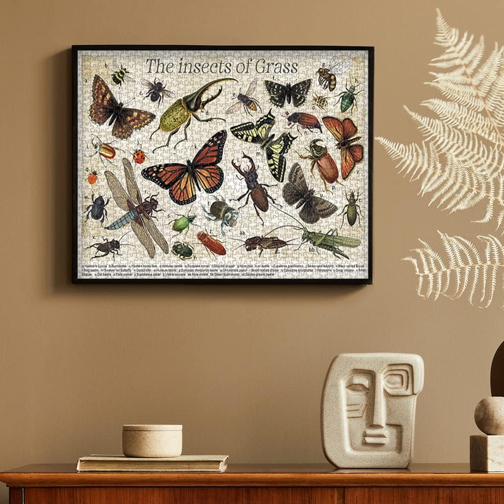 Pickforu® Vintage Schmetterlingspuzzle 1000 Teile