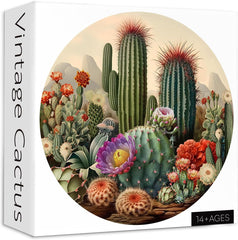 Vintage Cactus Plant Jigsaw Puzzles 1000 Pieces