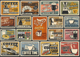 Pickforu® Vintage Coffee Poster Jigsaw Puzzles 1000 Pieces