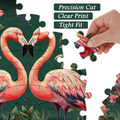 Vintage Flamingo Jigsaw Puzzle 1000 Pieces
