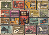 Pickforu® Vintage Rock Music Jigsaw Puzzle 1000 Pieces