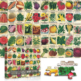 Pickforu® Vintage Seed Packets Jigsaw Puzzle 1000 Pieces
