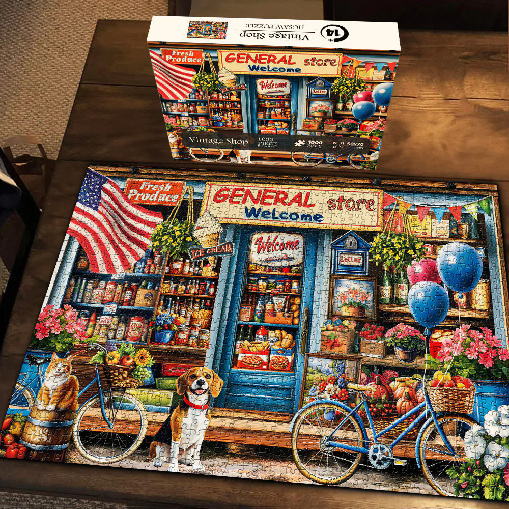 Vintage Shop Jigsaw Puzzle 1000 Pieces