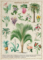 Pickforu® Vintage Tropical Plants Puzzle 1000 Teile