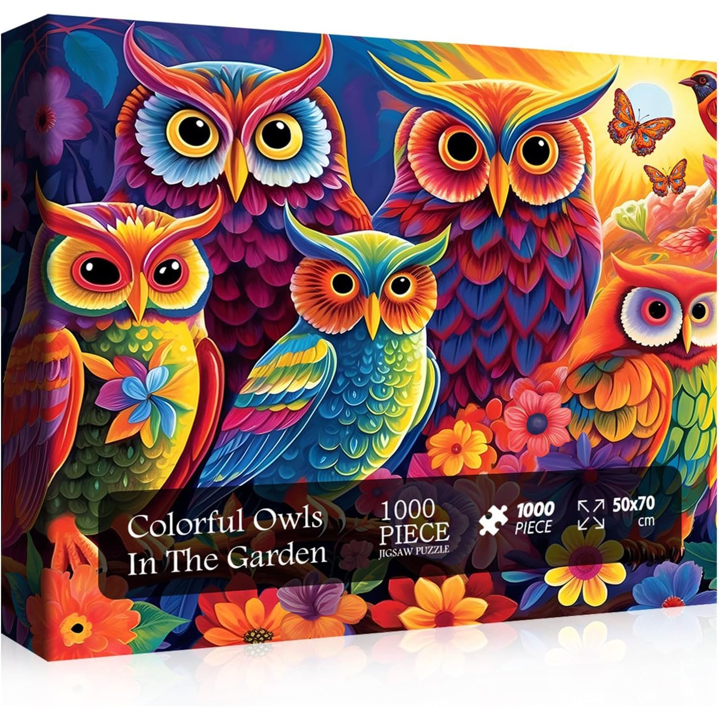 Whimsical Owl Jigsaw Puzzle 1000 Piece