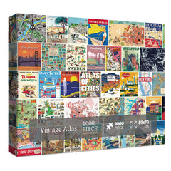 World Atlas Landmark Jigsaw Puzzle 1000 Piece