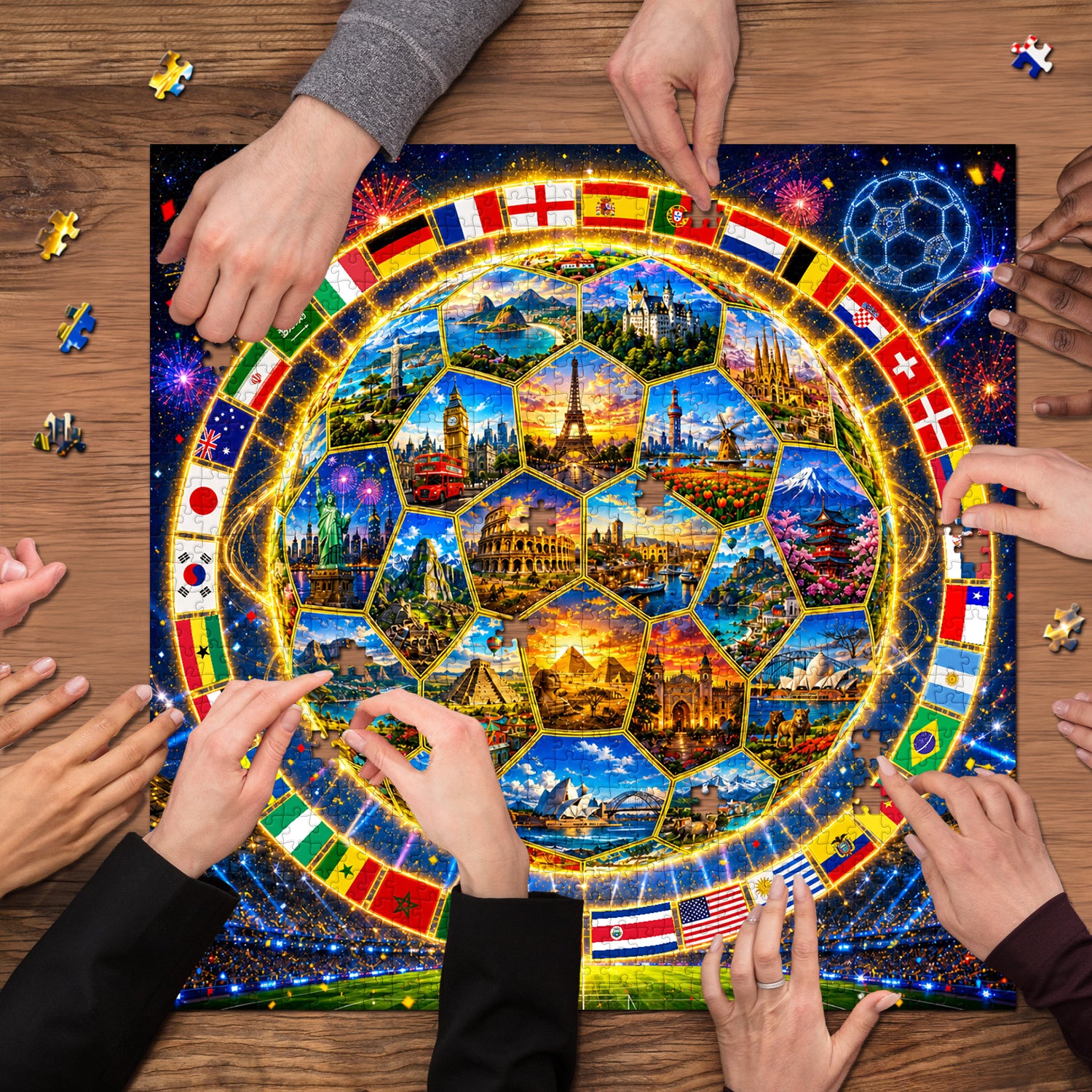 World of Football Jigsaw Puzzle 1000 Pieces