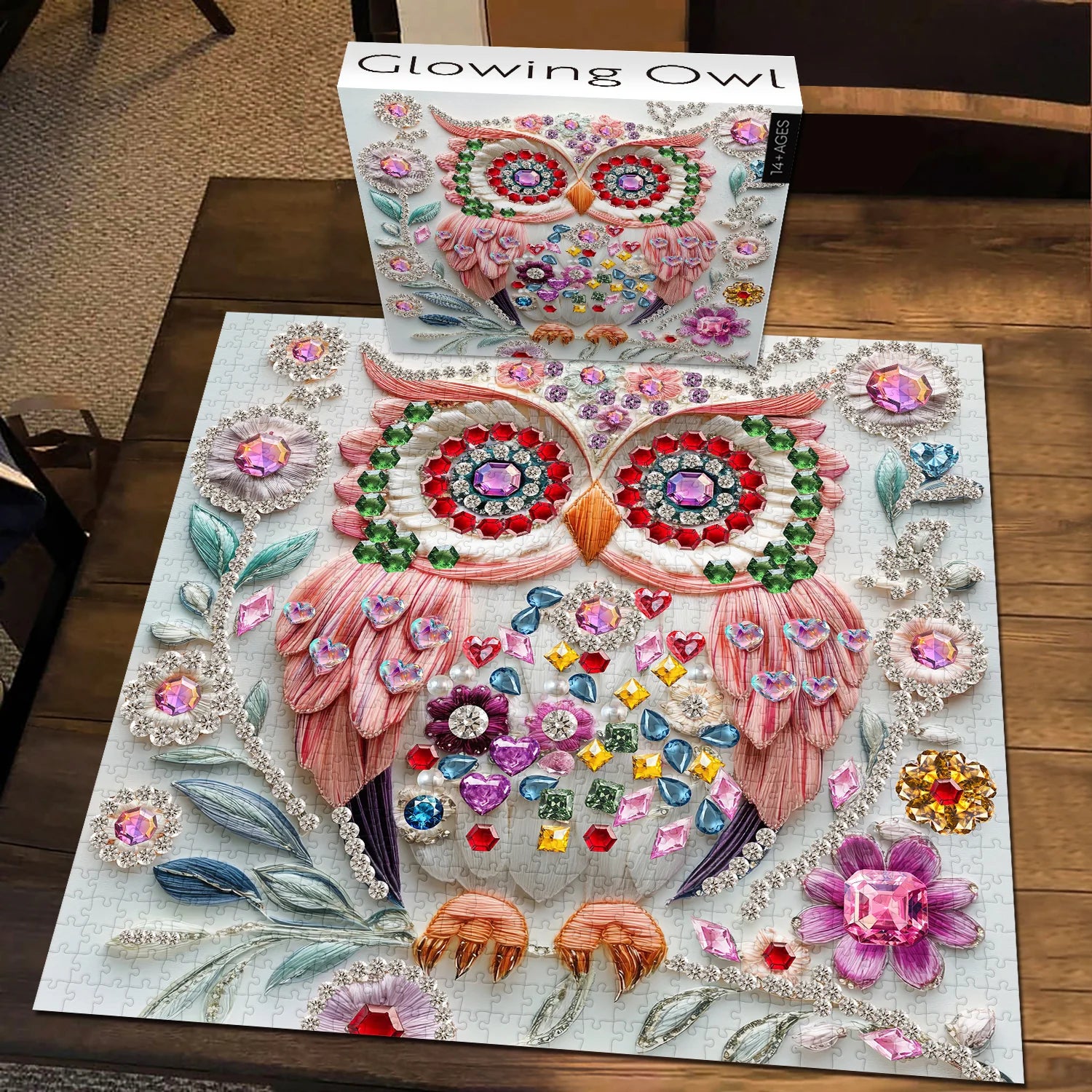 Glowing Owl Jigsaw Puzzle 1000 Pieces