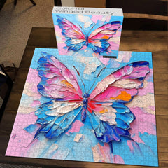 Colorful Winged Beauty Jigsaw Puzzle 1000 Pieces