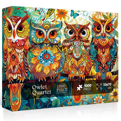 Owlet Quartet Jigsaw Puzzle 1000 Pieces