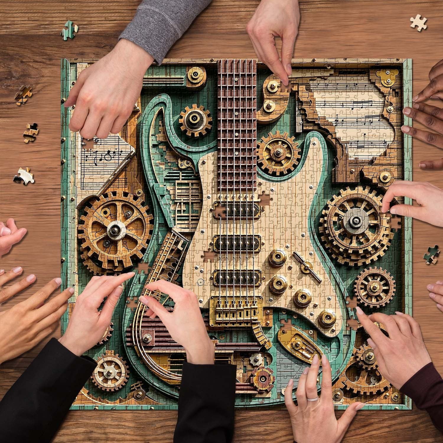 Gears & Strings Jigsaw Puzzle 1000 Pieces
