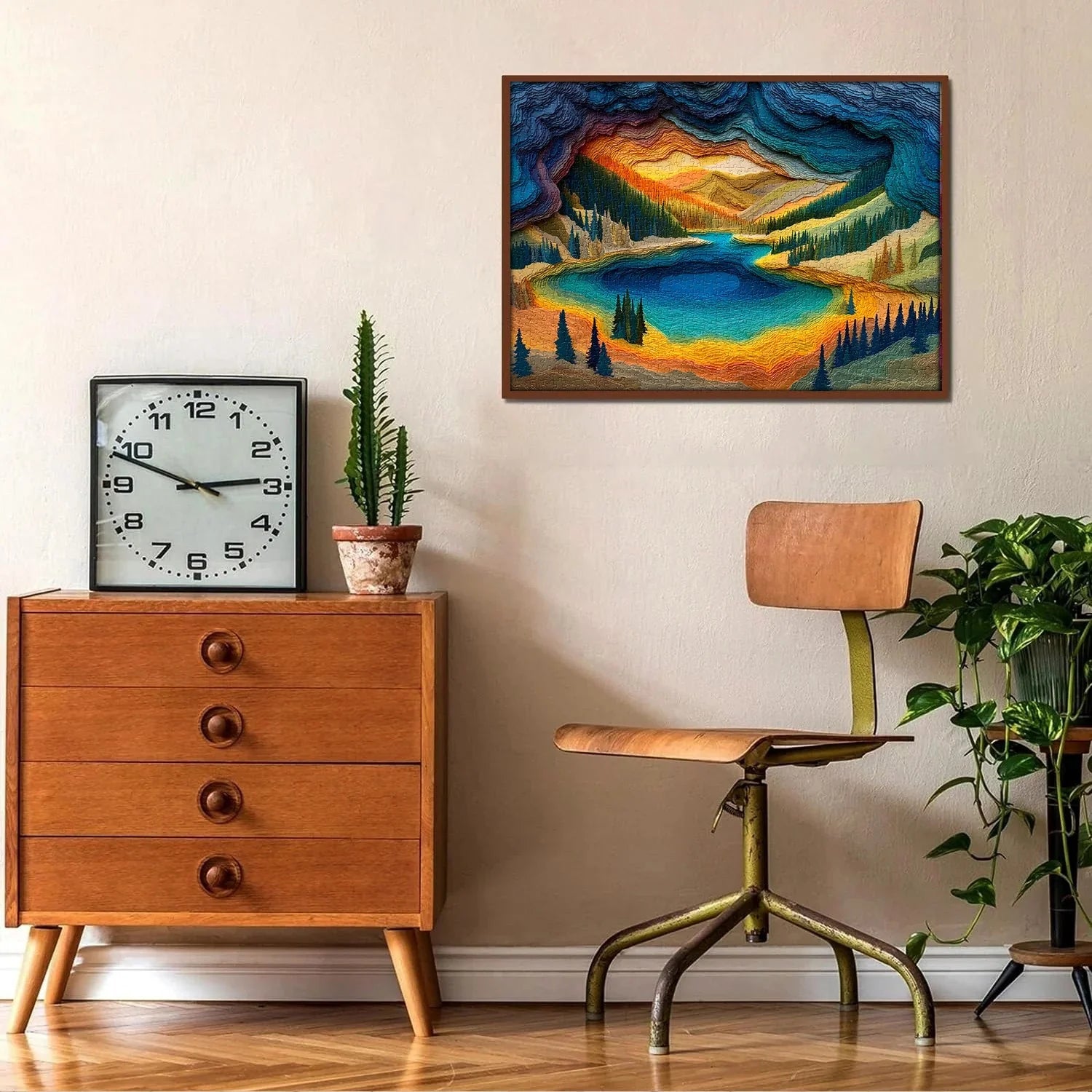 Yellowstone Lake Art Jigsaw Puzzle 1000 Pieces