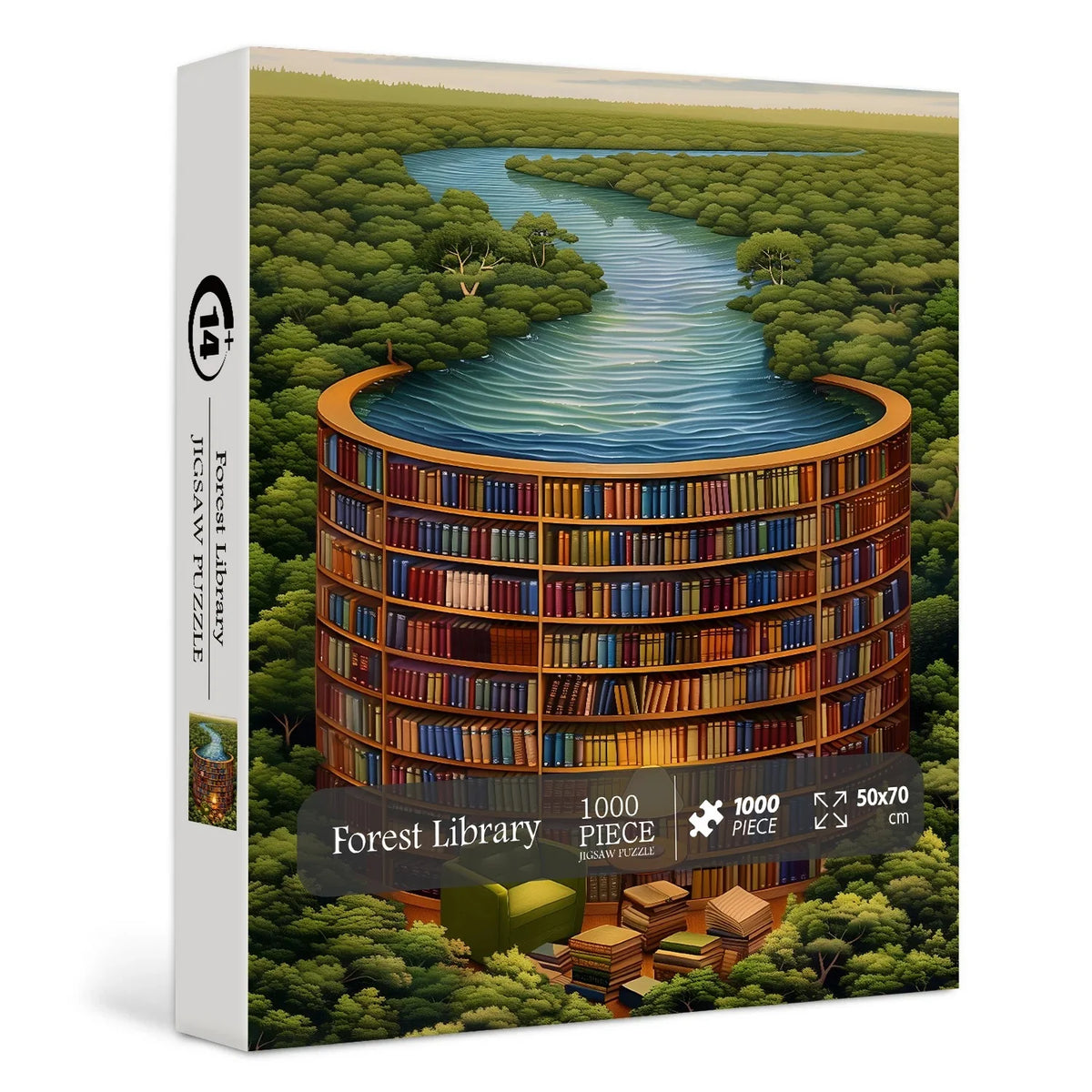 Forest Library Jigsaw Puzzles 1000 Pieces