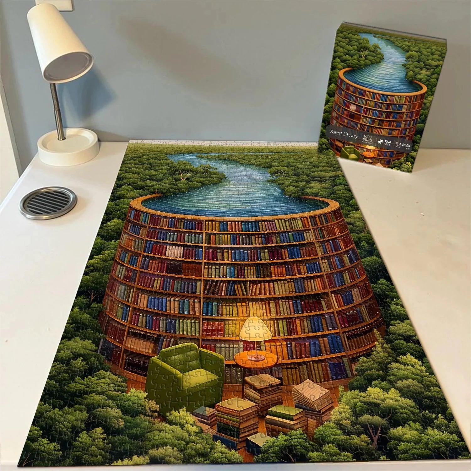 Forest Library Jigsaw Puzzles 1000 Pieces