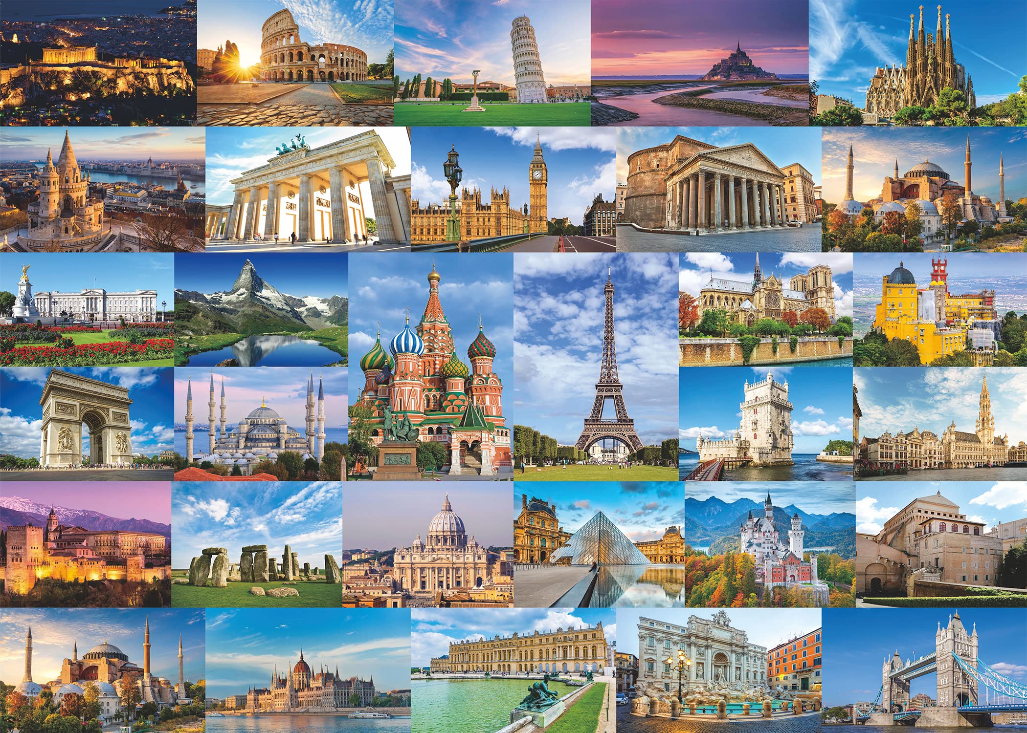 Europe Travel Jigsaw Puzzles 1000 Pieces