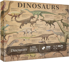 Pickforu® Dinosaur Jigsaw Puzzle 1000 Pieces