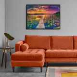 Pickforu® Summer Sunrise Landscape Jigsaw Puzzle 1000 Pieces
