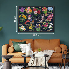 Pickforu® Das beliebteste Blumenpuzzle 1000 Teile
