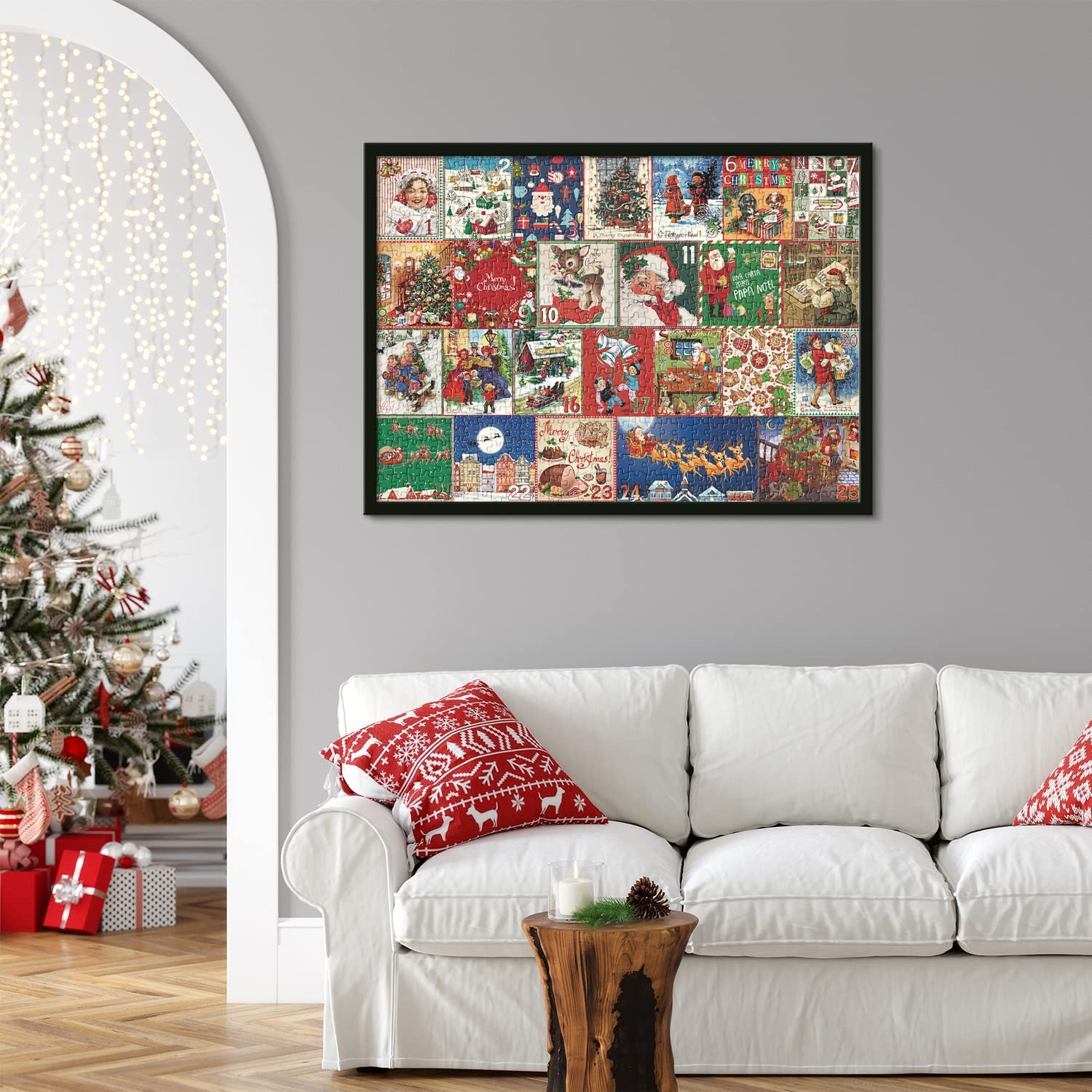 Pickforu® Christmas Advent Calendar Jigsaw Puzzle 1000pcs Pickforu Puzzle