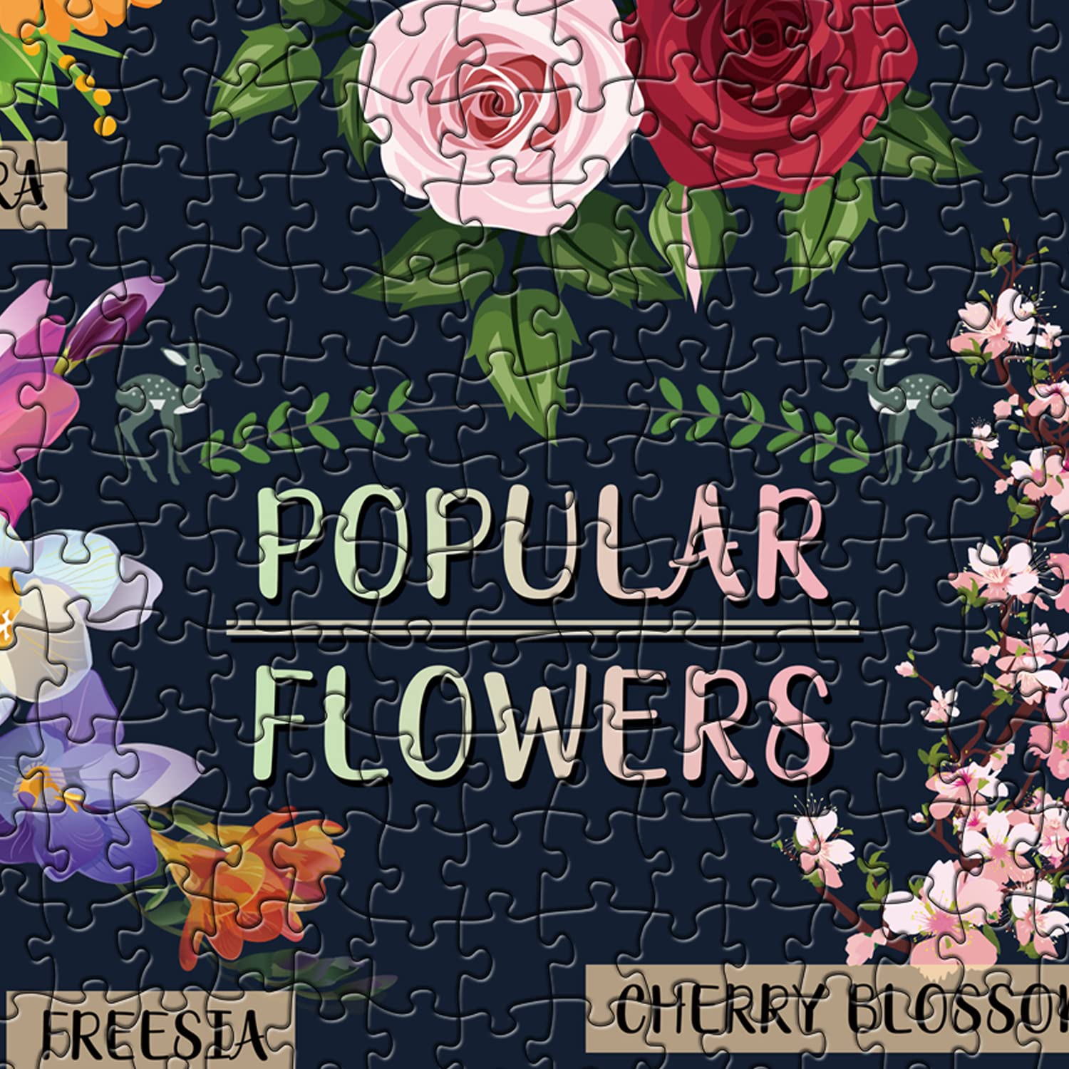 Pickforu® Le puzzle de fleurs le plus populaire 1000 pièces
