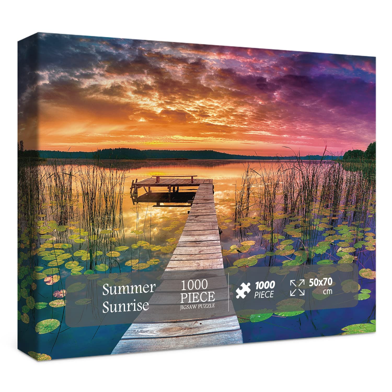 Pickforu® Summer Sunrise Landscape Jigsaw Puzzle 1000 Pieces