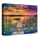 Pickforu® Summer Sunrise Landscape Jigsaw Puzzle 1000 Pieces