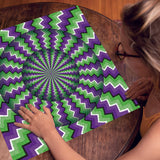 Pickforu® 3D Rotating Ripple Jigsaw Puzzles 1000 Pieces