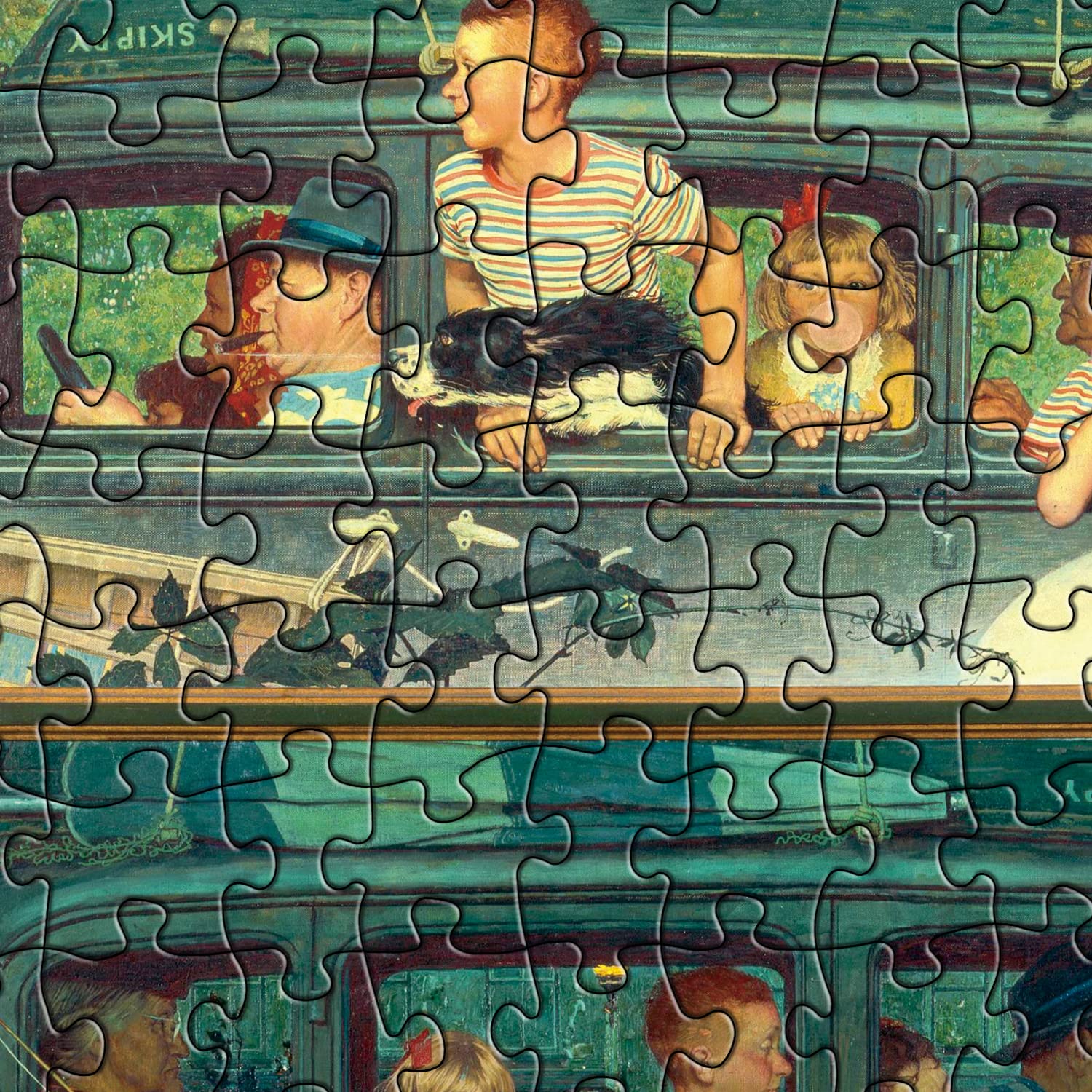 Pickforu® Norman Rockwell Puzzle 1000 pièces