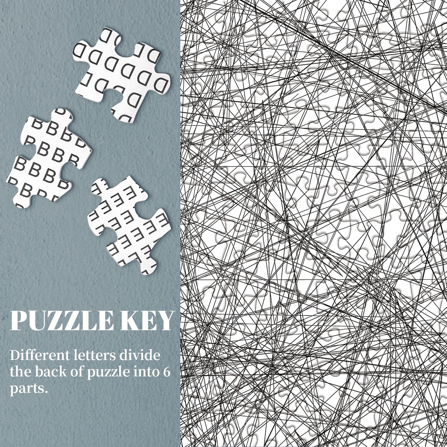 Pickforu® Line Anspruchsvolles, schwieriges Puzzle 1000 Teile